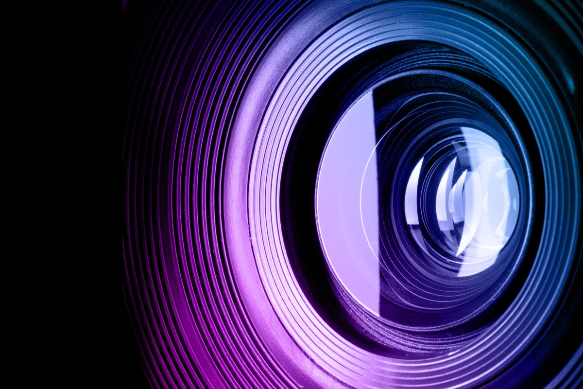 immagine di una lente della fotocamera